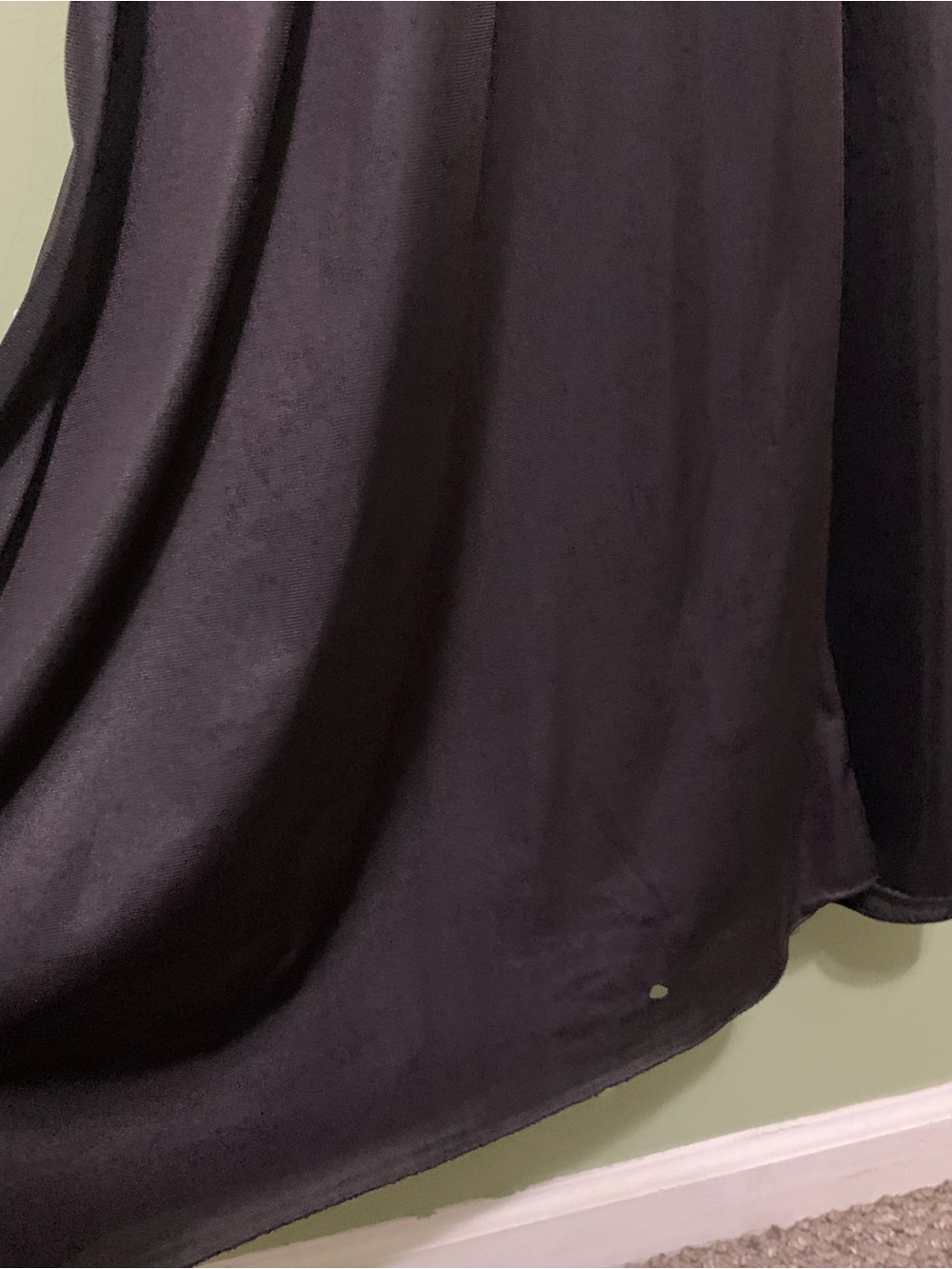 Vintage Texsheen Black Lingerie Maxi Gown Medium - Picture 7 of 8